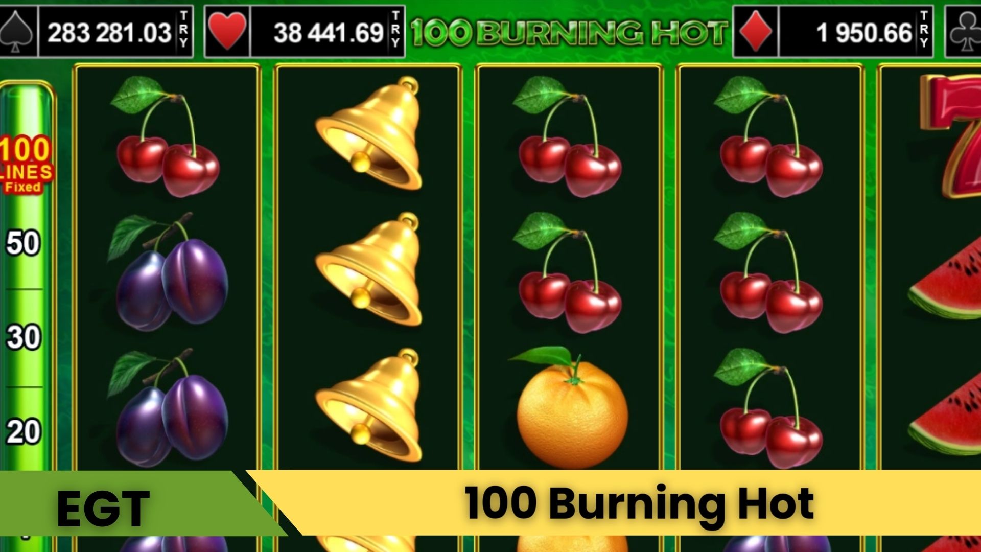 100 Burning Hot